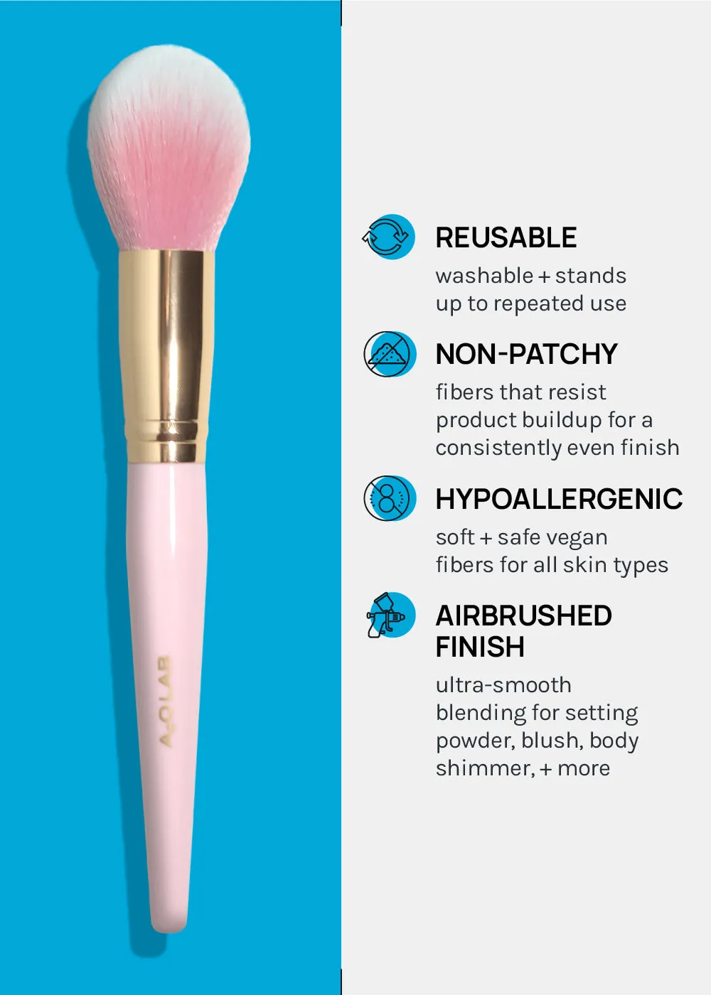 a2o Lab Finishing Makeup Brush