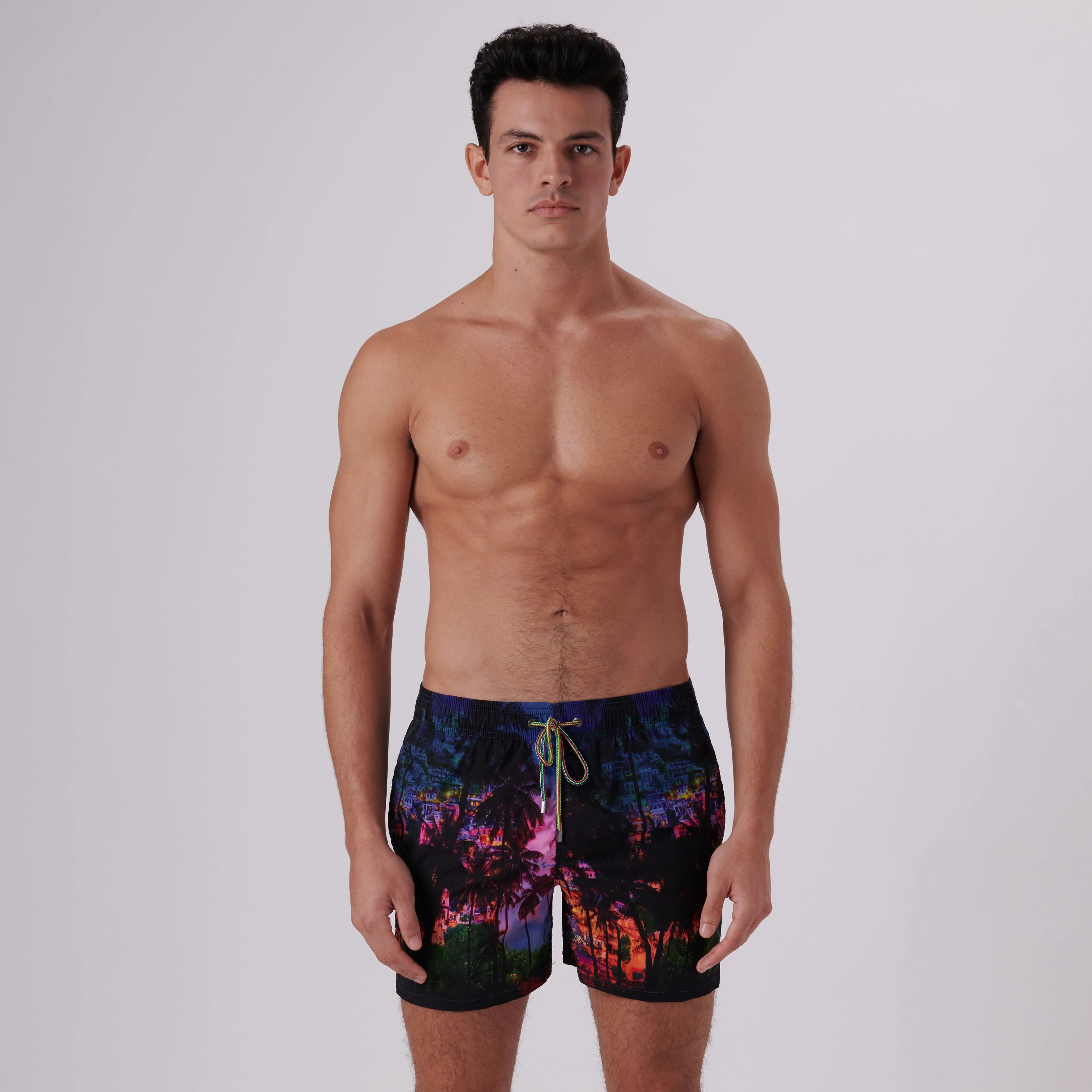 Archer Tropical Dusk Swim Trunks