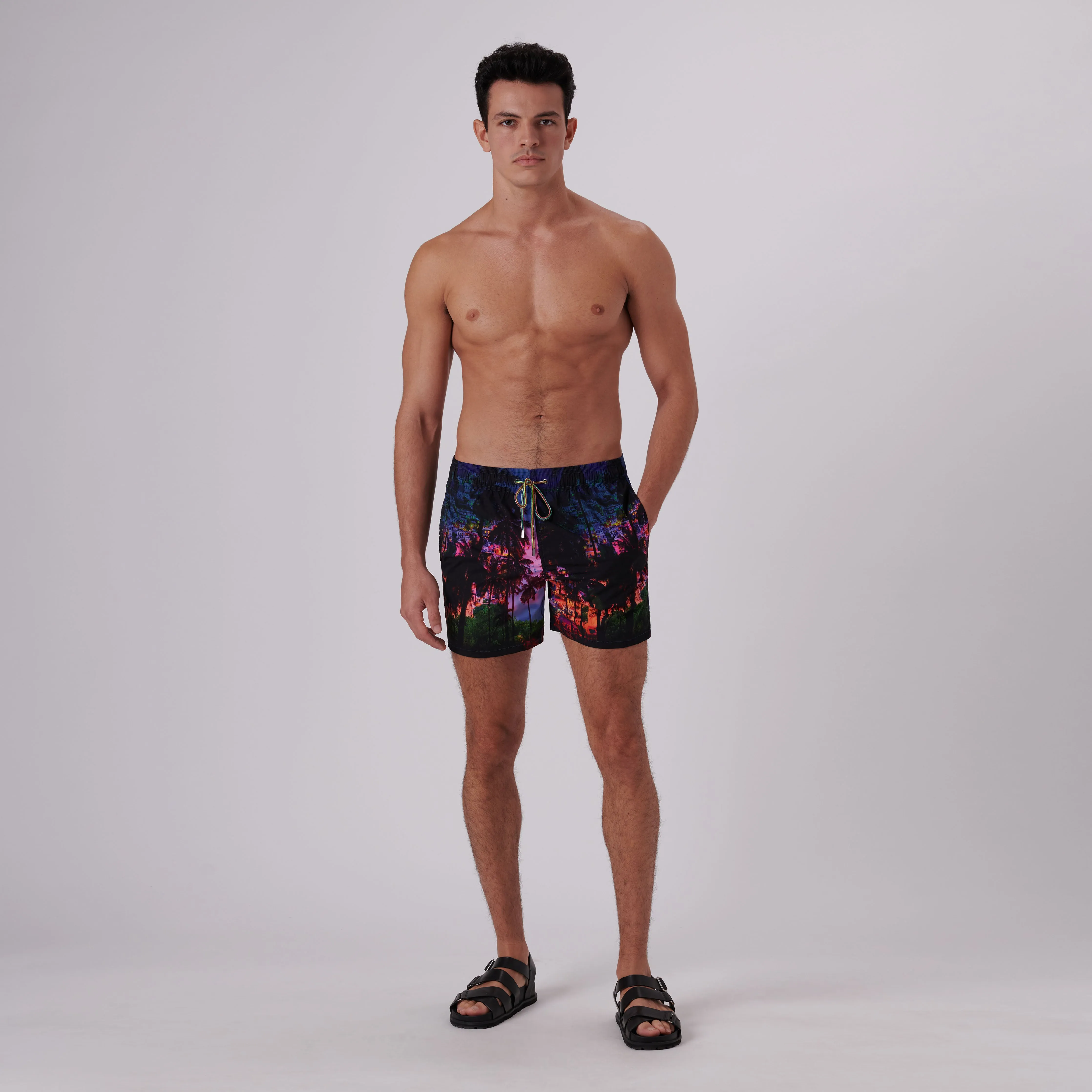 Archer Tropical Dusk Swim Trunks