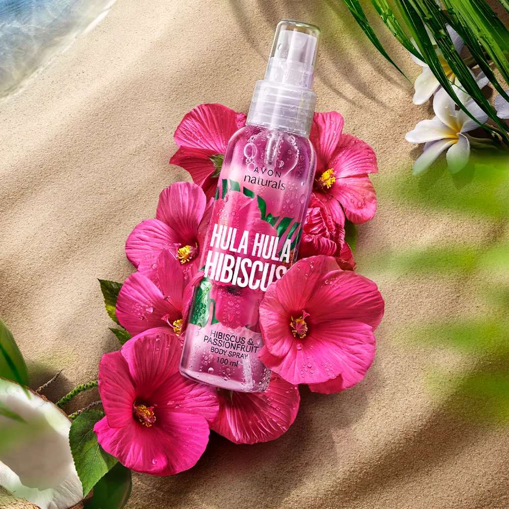 Avon Naturals Hula Hula Hibiscus Body Mist - 100ml