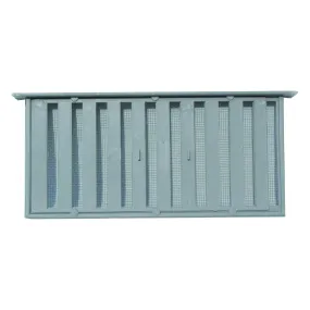 Bestvents PMS-1 Foundation Vent, 40 sq-in Net Free Ventilating Area, Polypropylene, Gray