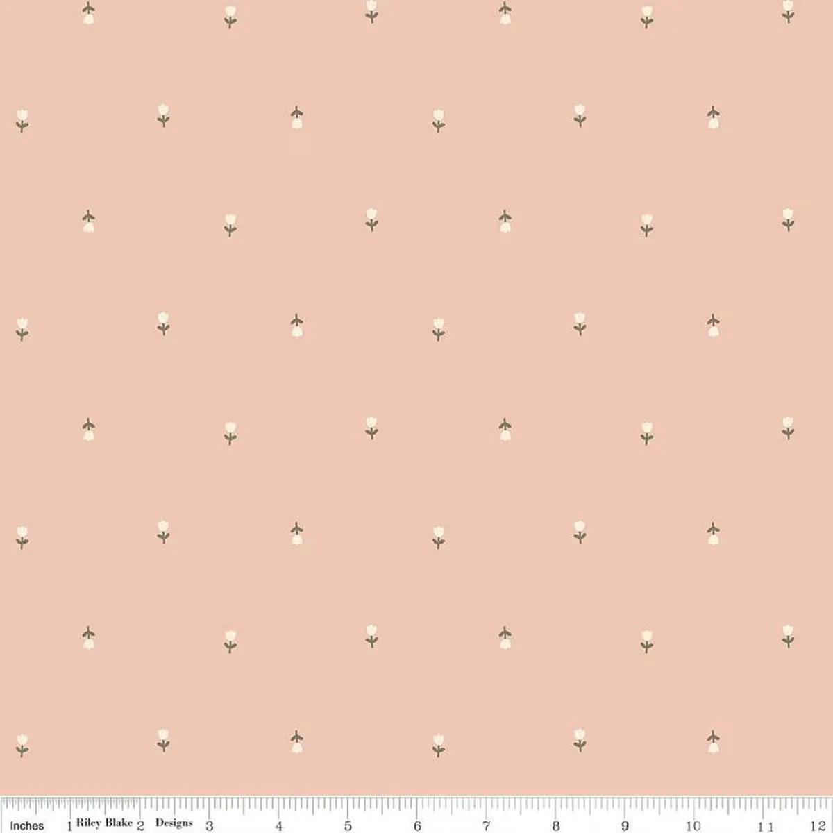 Blush n' Butterscotch by Simple Simon and Company for Riley Blake Designs - Tulips Blush - C15591-BLUSH - Sold in 1/2 yard increments