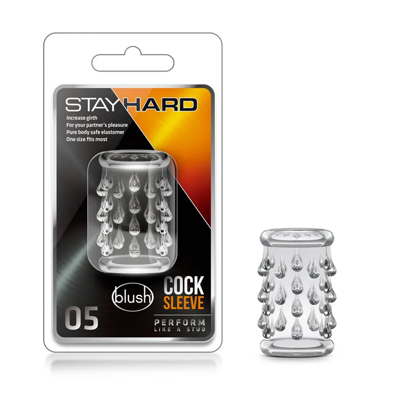 Blush Stay Hard Cock Sleeve 05 - Clear