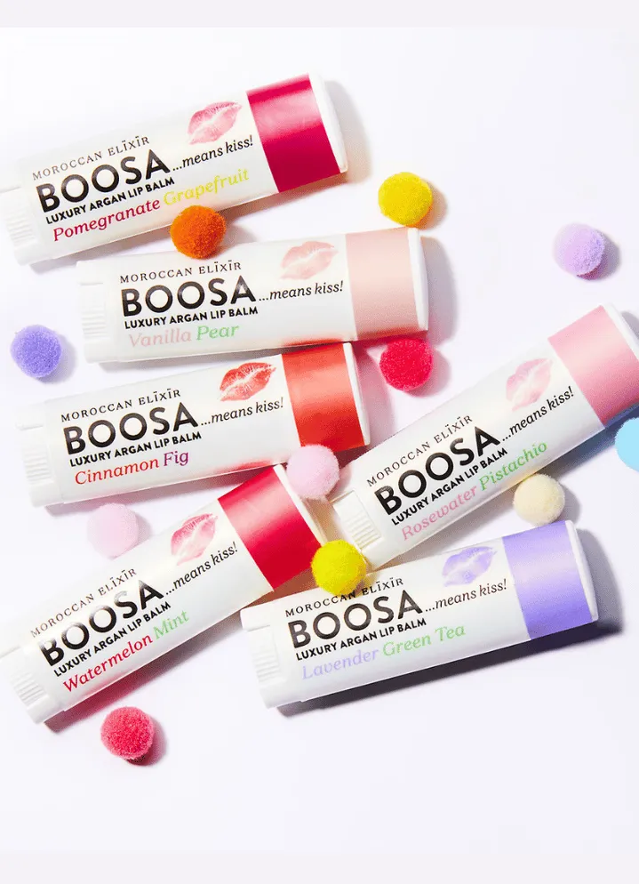 BOOSA Argan Lip Balm (ALL 6 Flavors!)