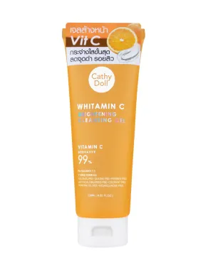 Cathy Doll Vit C Brightening Cleansing Gel 120ml 99% Vit-C (Thai)