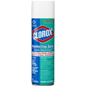 Clorox Disinfecting Spray - Kills Bacteria, Viruses and Mold Aerosol Spray Liquid 19 oz Fresh Scent