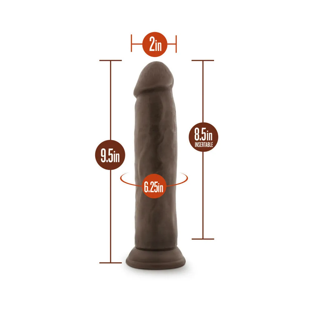 Dr. Skin Realistic 9.5 in. Dildo Brown