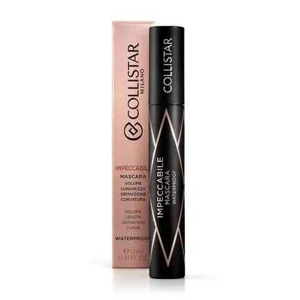 Flawless waterproof black mascara, Collistar