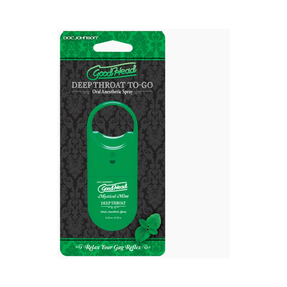 Goodhead To Go Deep Throat Spray .33oz. Mystical Mint