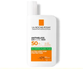 La Roche-Posay Anthelios UVmune 400 Oil Control Fluid SPF50 for Oily Blemish-Prone Skin 50ml (1.7oz)