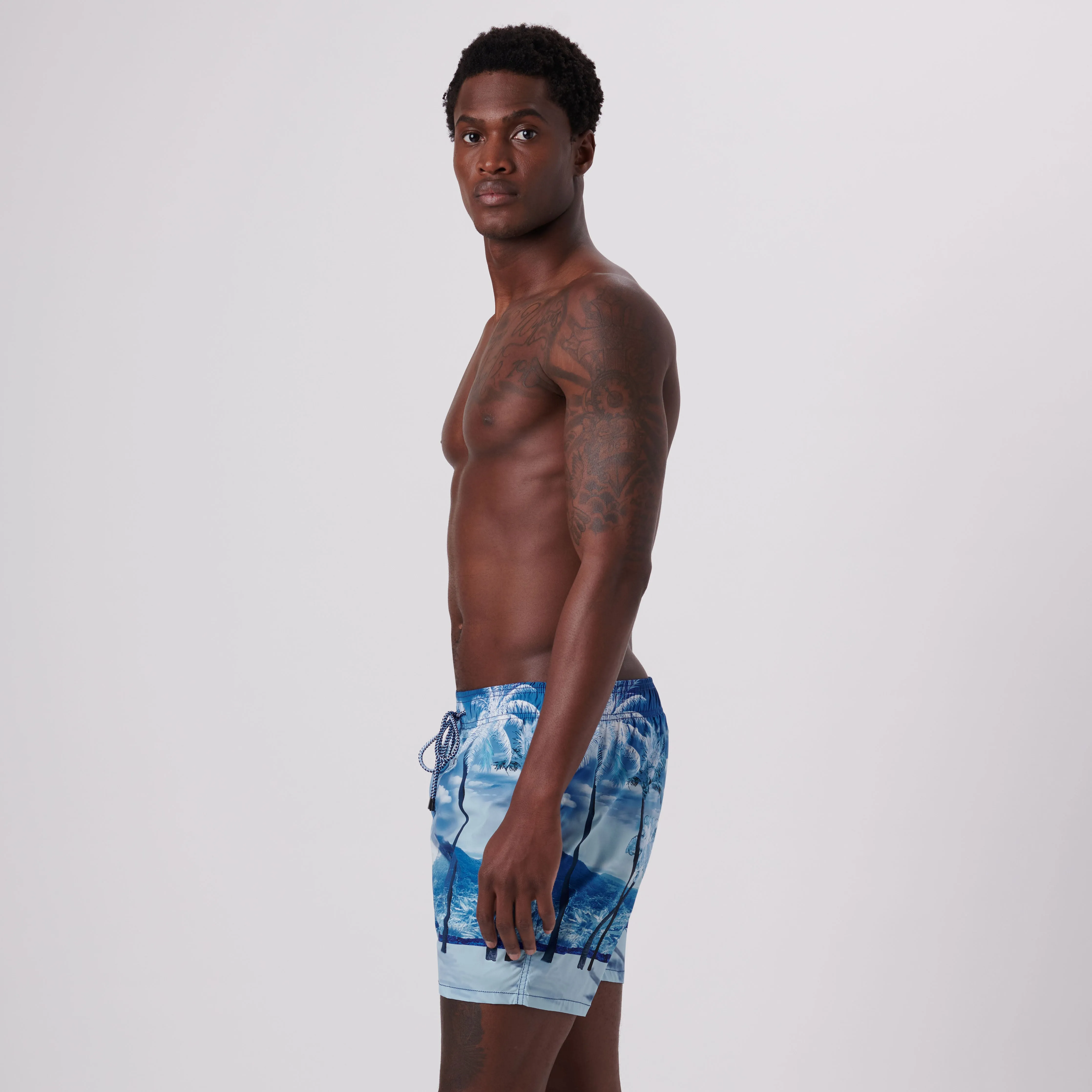 Max Tropical Landscape Swim Trunks