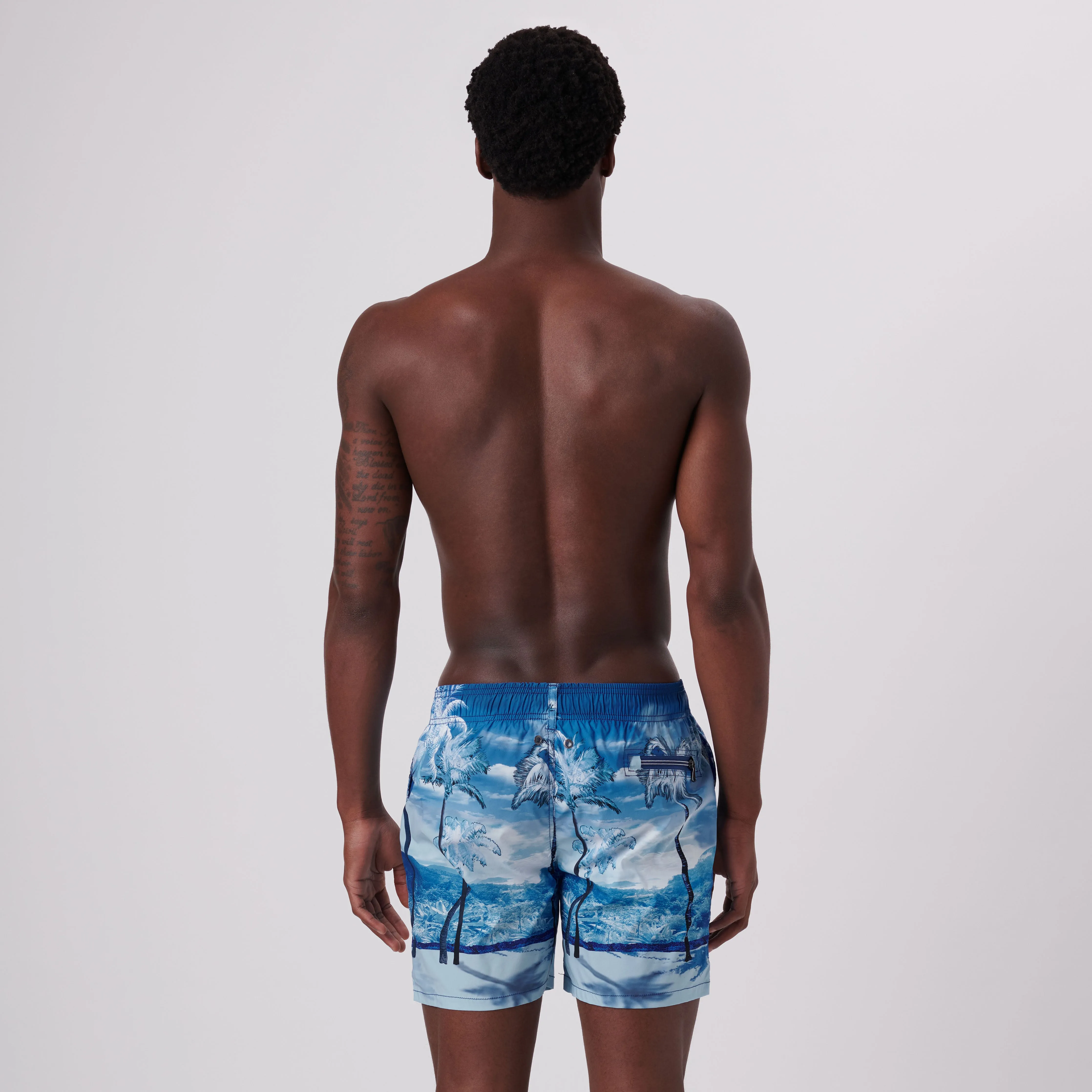 Max Tropical Landscape Swim Trunks