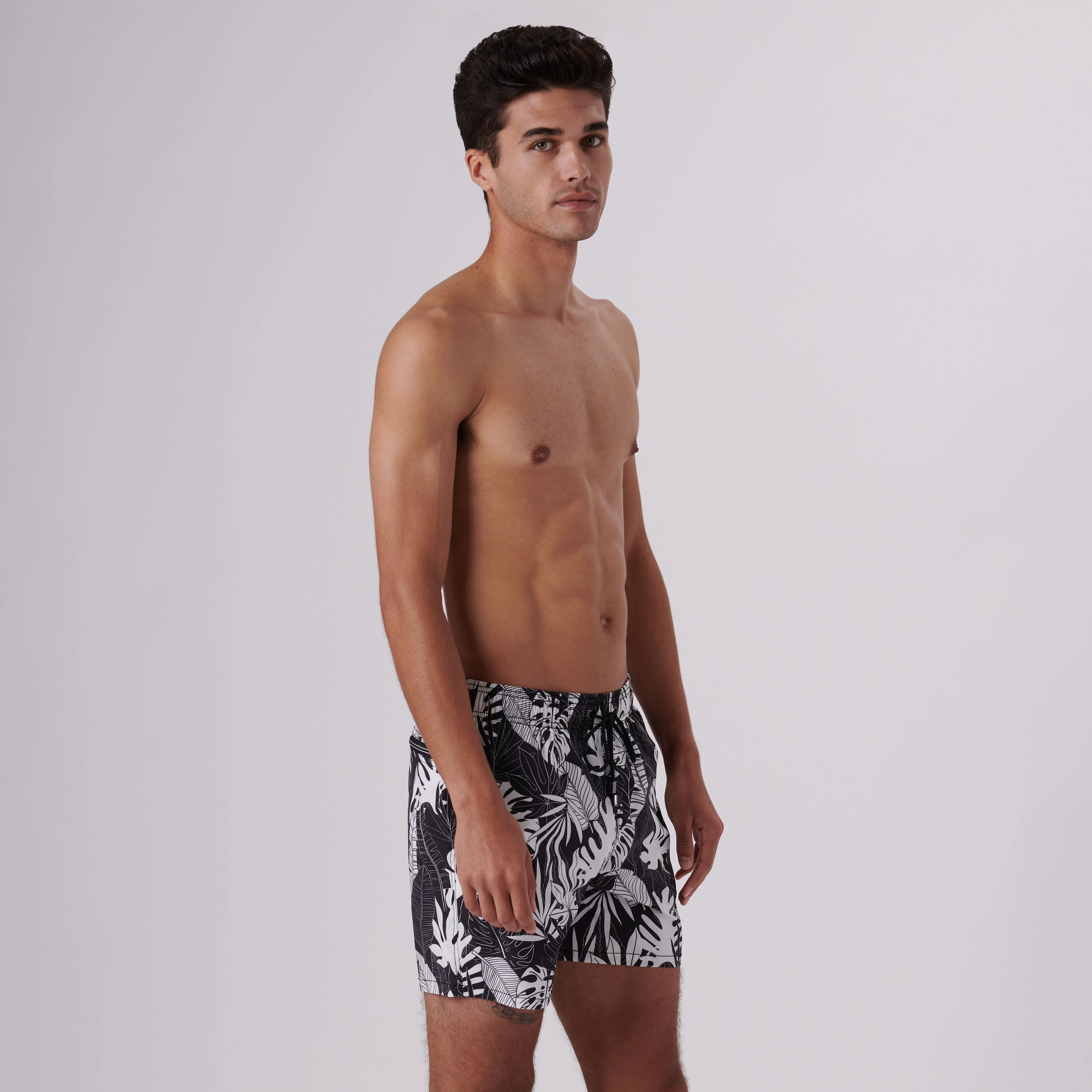 Max Tropical Leaves Swim Trunks