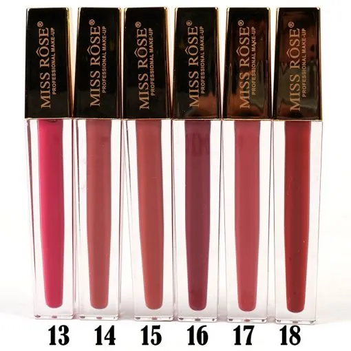 Miss Rose New Matte Liquid Lip Gloss  (Gold)