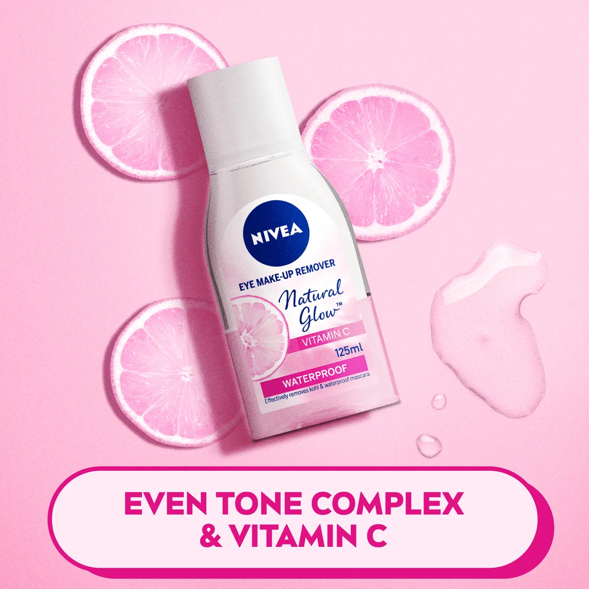 Nivea Eye Makeup Remover Natural Glow - 125ml