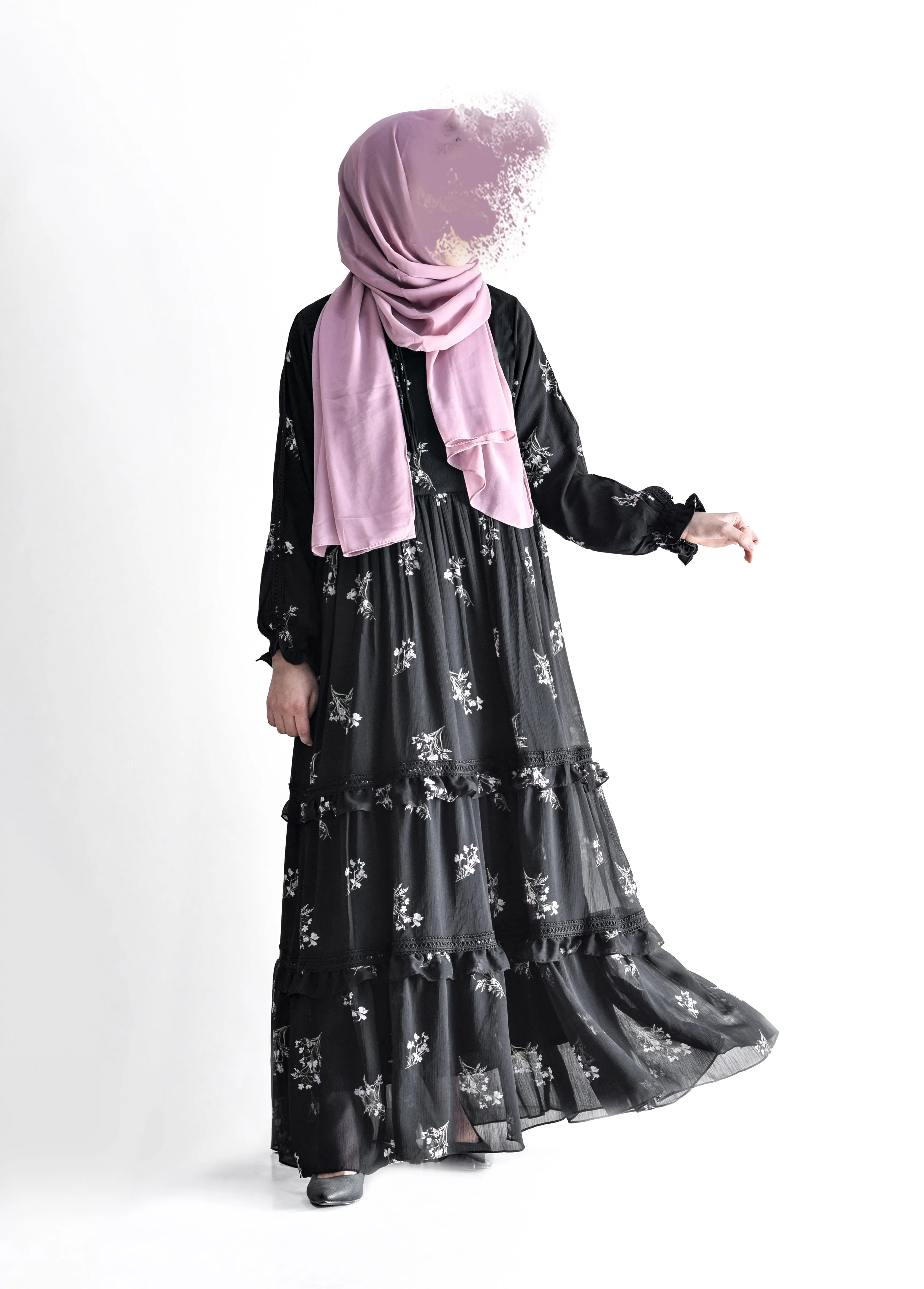 Noir Modest Dress