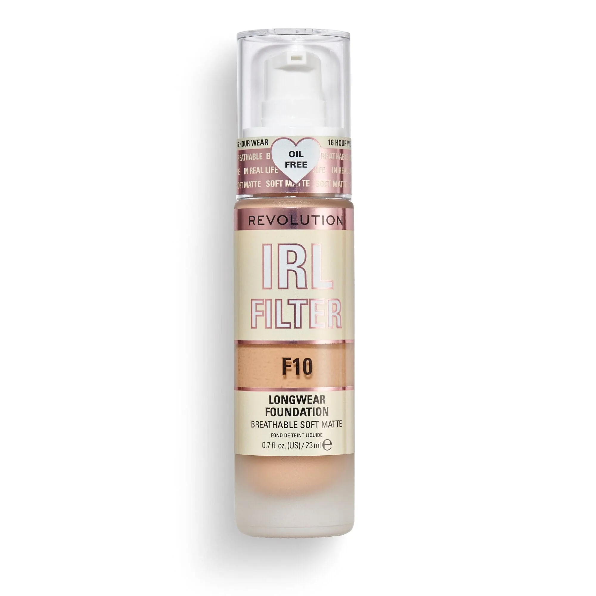 Revolution IRL Filter Longwear Foundation F10