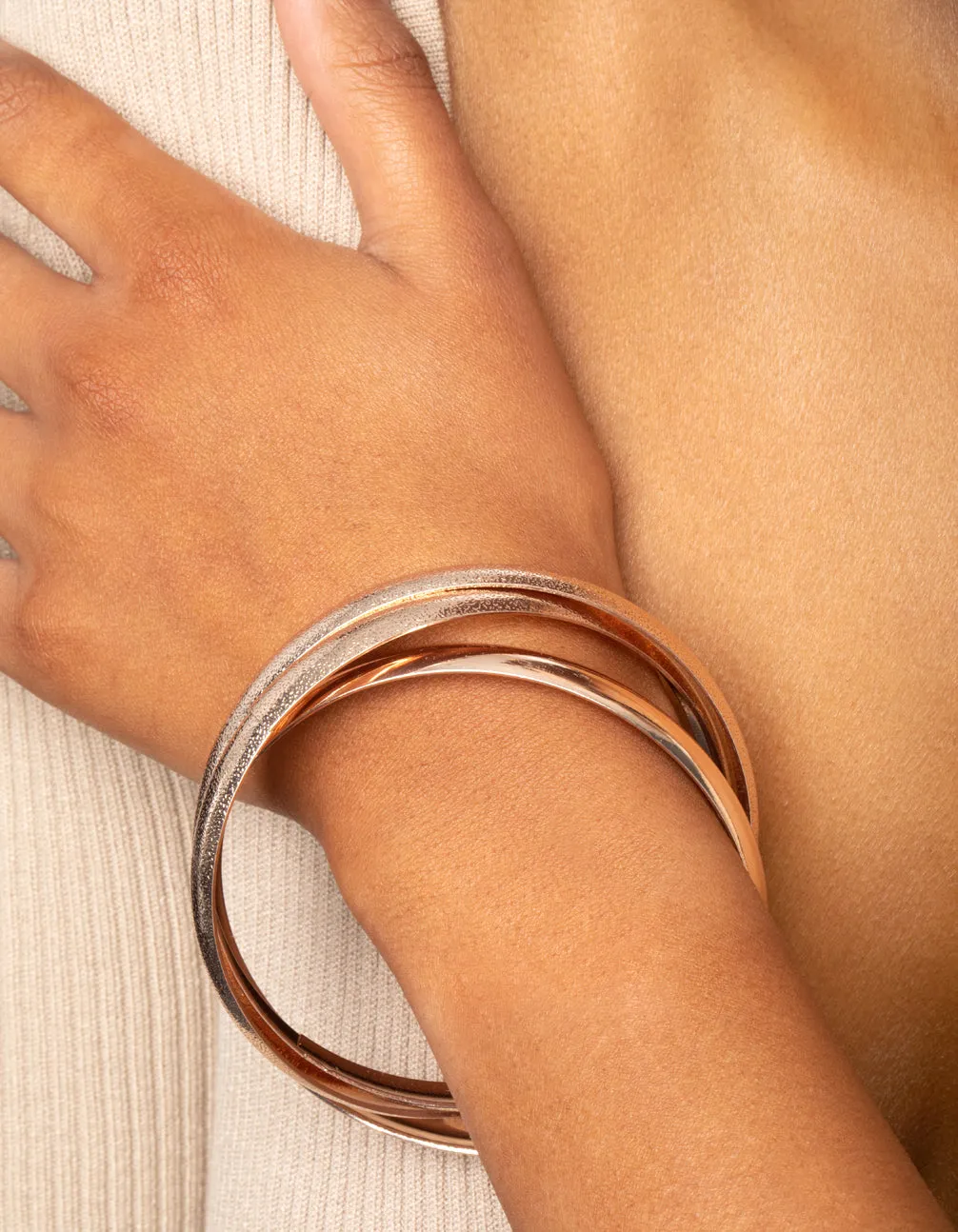 Rose Gold Bangle Bracelet