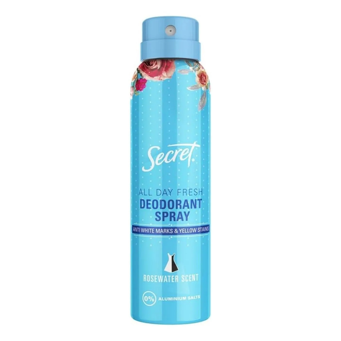 Secret All Day Fresh Rose Water Deodorant Spray - 150ml