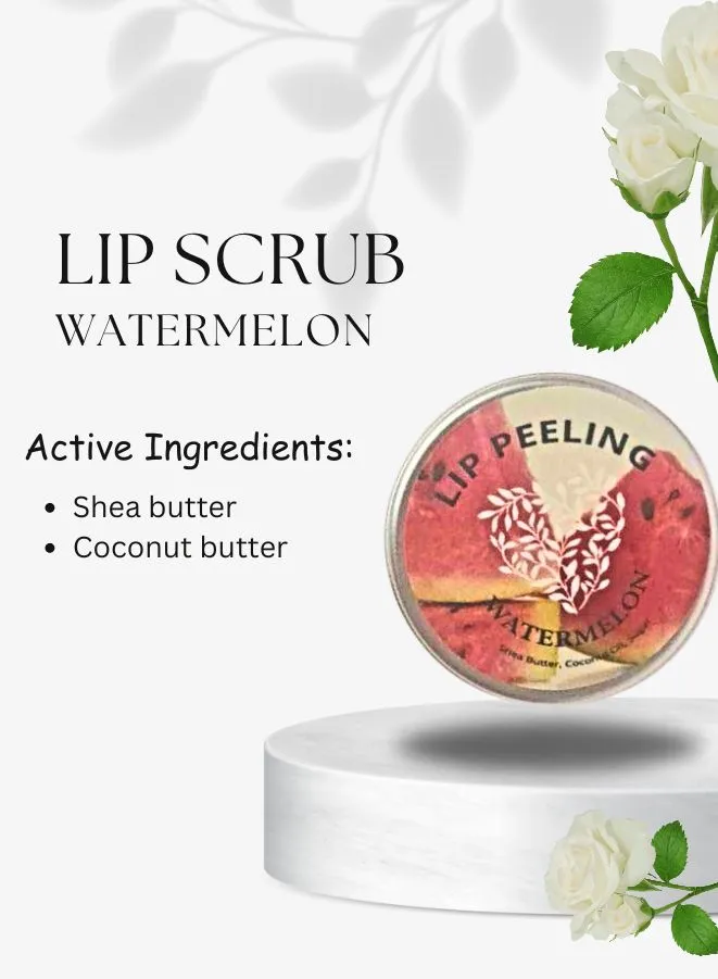 Soap&Friends 15 ml Watermelon Lip Balm and Scrub Set of 2