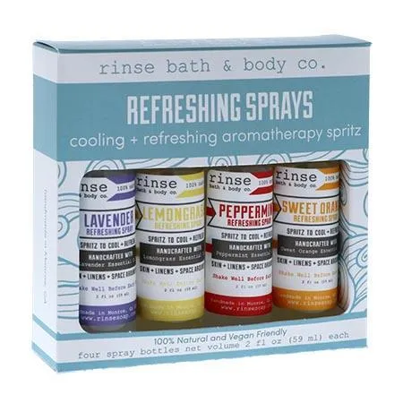 Tester - 4 Pack of Mini Refreshing Sprays