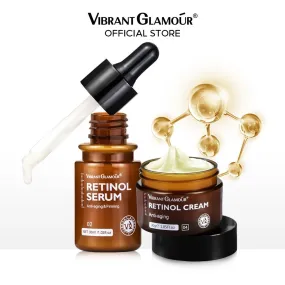 Vibrant Glamour Retinol Serum   Retinol Cream Duo Set (30gm 30ml)