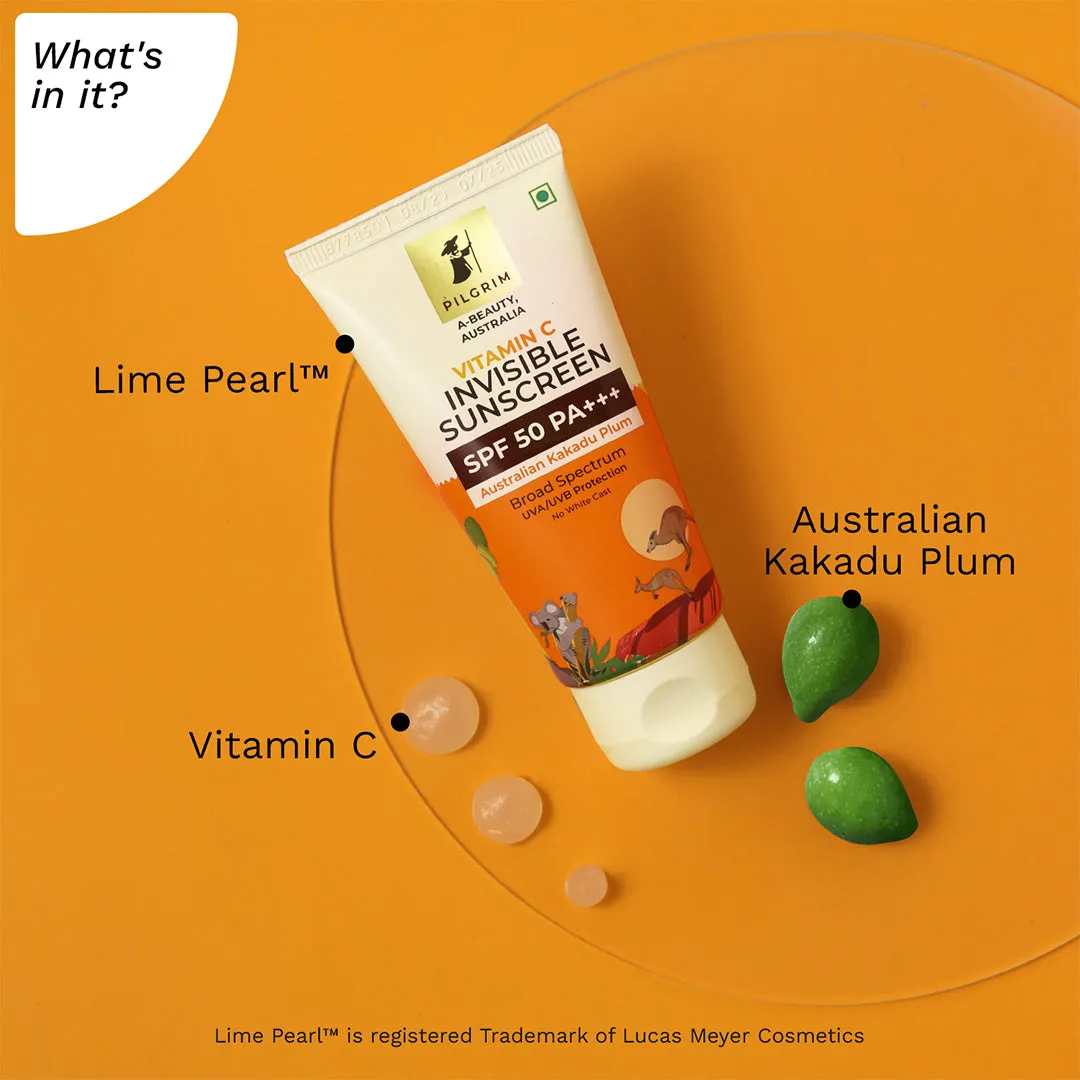 VITAMIN C Invisible Sunscreen SPF 50 PA    Australian Kakadu Plum